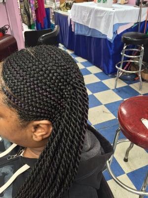 My satisfy customer cornrows