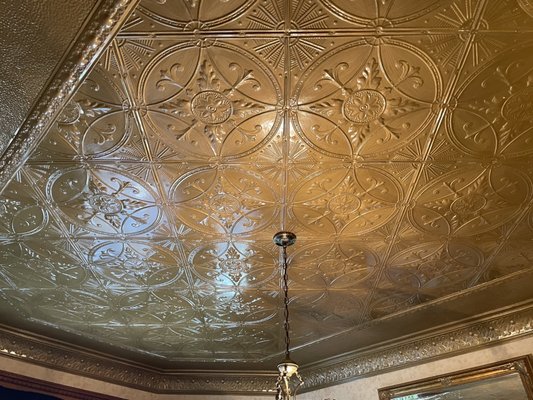 Beautiful ceiling in the dining room