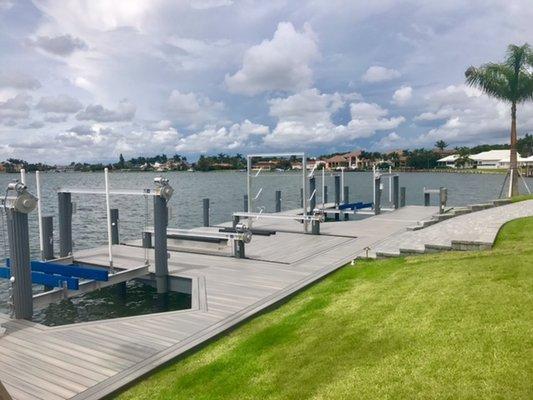 We can custom build any dock to fit any budget! Duane Thomas Marine Construction