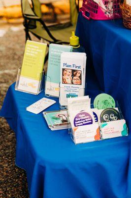 Blue Mountain Clinic tabling at Missoula Pride 2022!