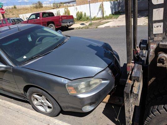 broke down trucks, cars, forklifts street parked illegally at all times