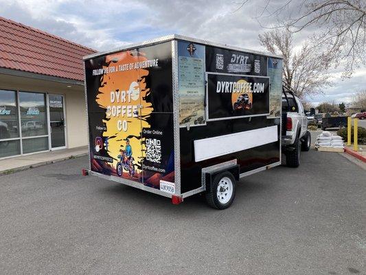 Dyrt Coffee Trailer Wrap