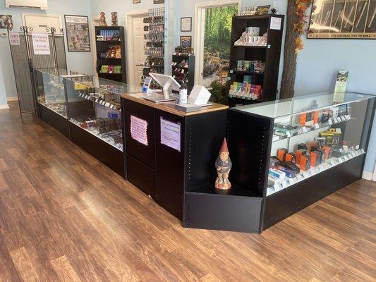 We offer a large selection of Vapor Devices, Mods, Tanks, Coils, Batteries, Disposables, Carts, Glass, & Smoke Shop items,