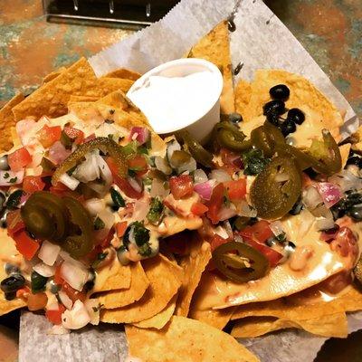 Nachos and amazing queso