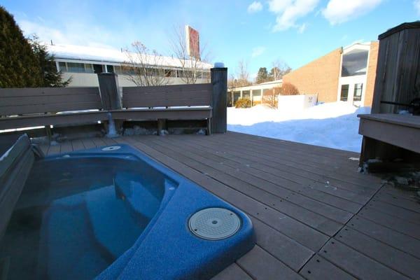 Outdoor Hot Tub In Winter