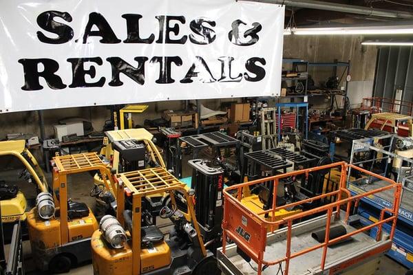 Equipment Sales and Rentals