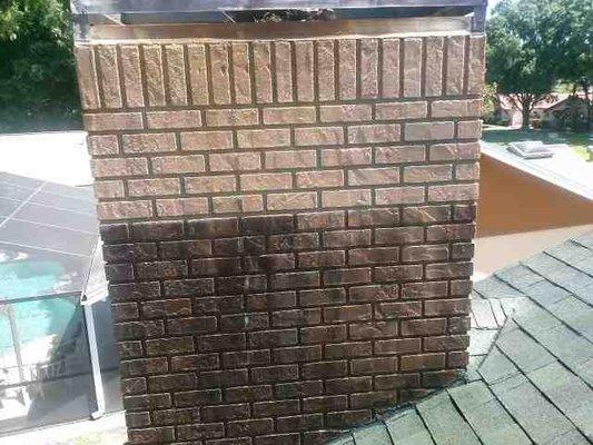 brick chimney pressure cleaning palm harbor