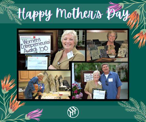 Wishing (early) Happy Mother's Day to all of the super moms out there like this one- our company founder, Dottie Ledesma.