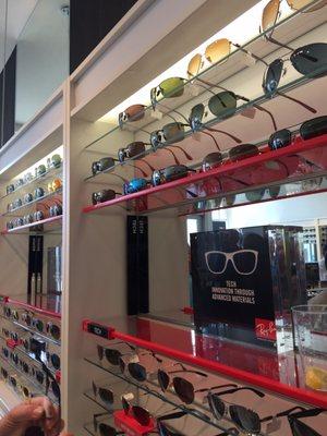 One of the Ray Ban sections.