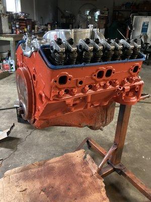 1968 327 Chevy full rebuild, also installed hardened seats