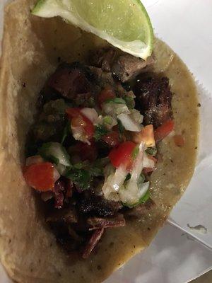 Brisket pastrami taco was the best I've had in NYC!