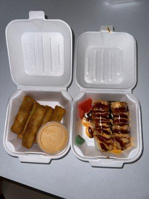 Spring rolls and Sedalia rolls