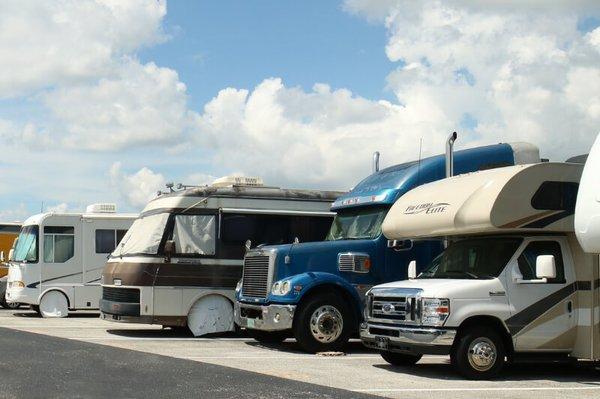 RV and boat parking available