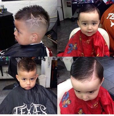 We're great barbers that specialize in all types of hairstyles from kids to grown up!