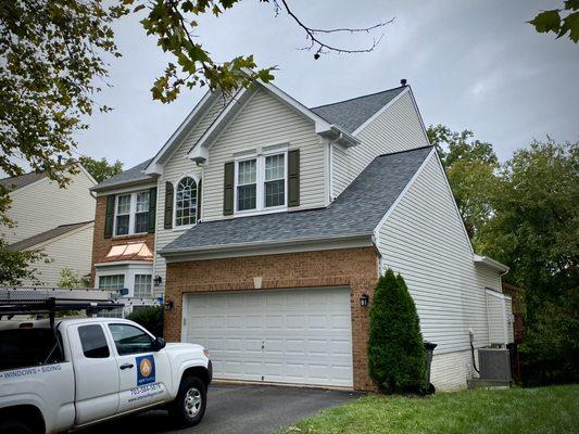 Roof and gutters installation