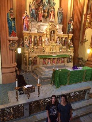 When we visited the Shrine of Blessed Father Seelos one afternoon, we were able to join a tour of the entire church.