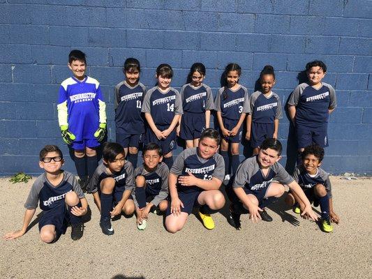 3rd grade soccer team 2018-2019