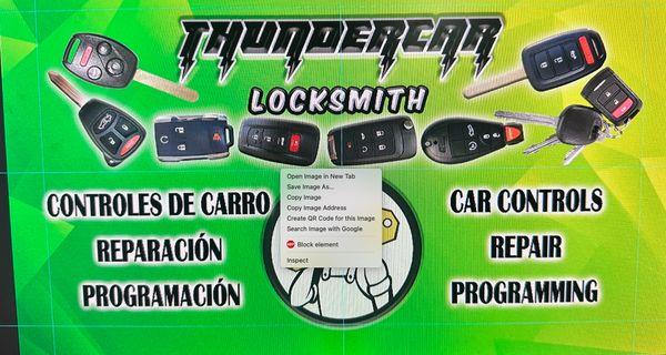 Thundercar Locksmith & Cerrajero