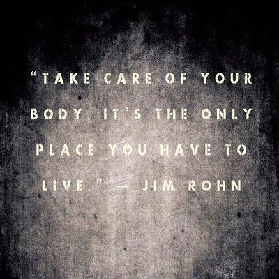 You only have one body.