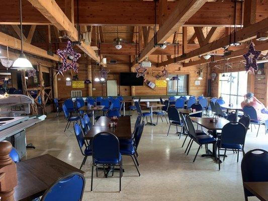 Inside dining room