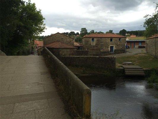 Medieval bridge along the Camino.