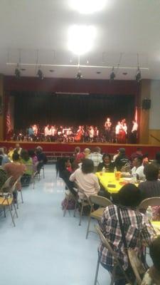 Auditorium of Bret Harte Middle School