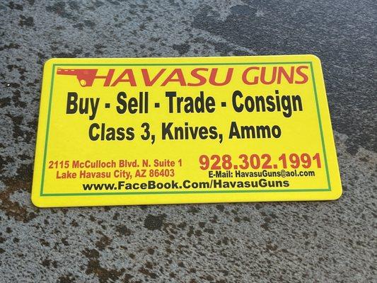 Havasu Guns