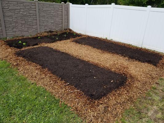 Add compost delivery to your gardening plan. Form new rows and beds with organic compost for gardening.