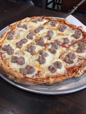 Double sausage Double pepperoni