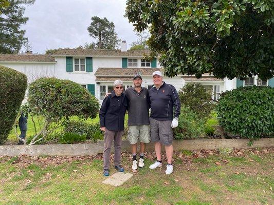 I'm on the right just finished playing Pasatiempo GC after surgery and Kelsey's support