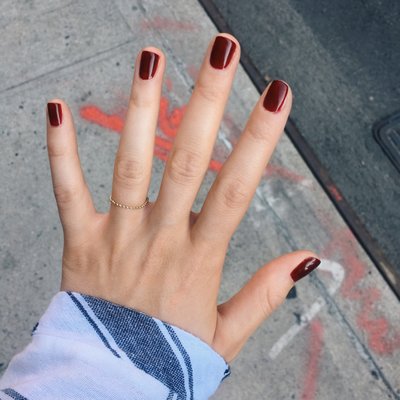 Nicely done manicure!