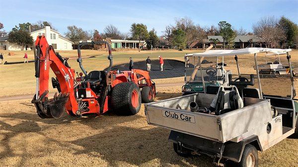 AirDrain Bunker Drainage Rehab at The Greens Country Club