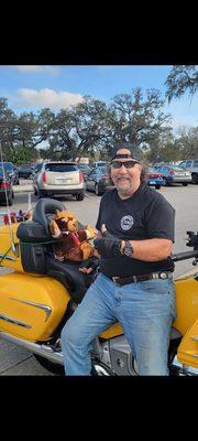 My 2010 Honda Goldwing and Trumpy Bear