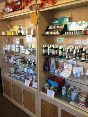 Come check out our natural homeopathic and aromatherapy products.