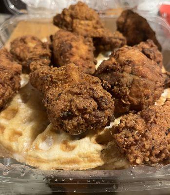 Chicken and waffles