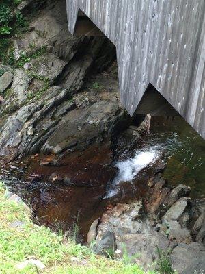 View of river below