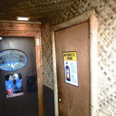 Good tiki bar interior past this door (sorry -no photos of it)