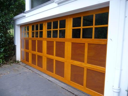 Garage Door Staining