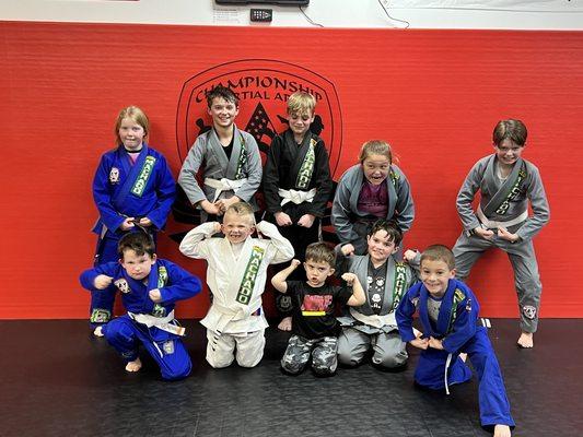 Kids BJJ class