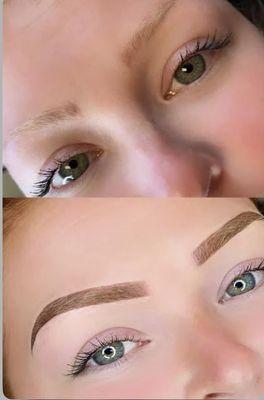 Eyebrow microshading