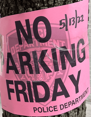 No Parking Sign - Special Event - Chelsea