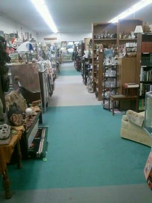 Inside Auntie's Antique Mall