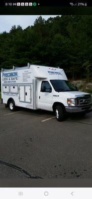 Fully equipped service van comes right to your location