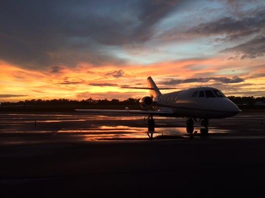 Falcon 20 on ramp