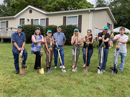 Groundbreaking at new location.. 1521 Old Hwy 135 NW, Corydon, IN.