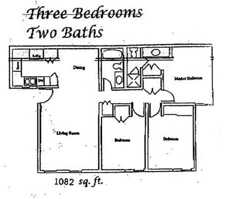 3 Bed / 2 Bath