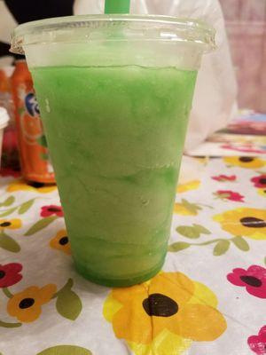 Green apple slush