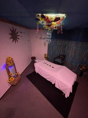 Massage Treatment Room @ Leal Massage Therapy in Merced,CA