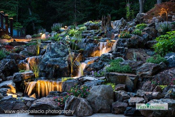 Pondless waterfall