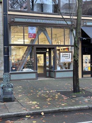 The shop is in the Historic Pioneer Square.